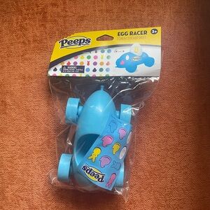 Blue Egg Racer ToyEaster Peeps Egg Racer Car